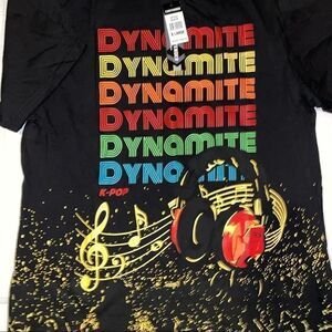 Contender Dynamite Black Men's T-Shirt‎ NWT